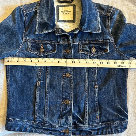 Abercrombie & Fitch Blue Jean Jacket - Picture 6 of 12